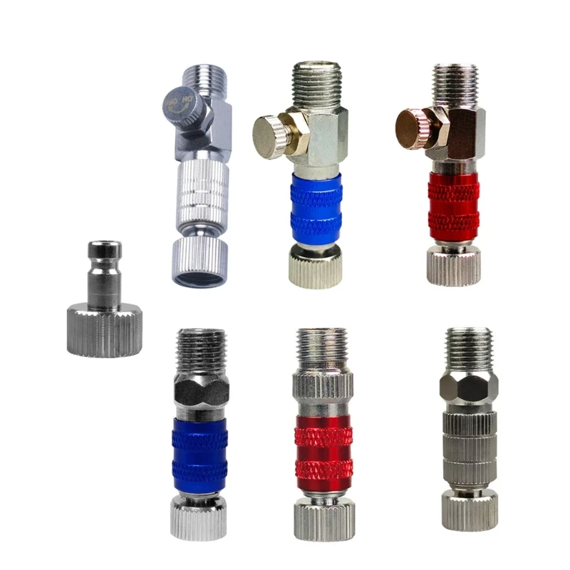 

Rapid Pump Coupler Quick Pump Fitting Effortless Joint Rapid Pump Coupler Multi Standard Adapter for Fast Inflation DropShipping