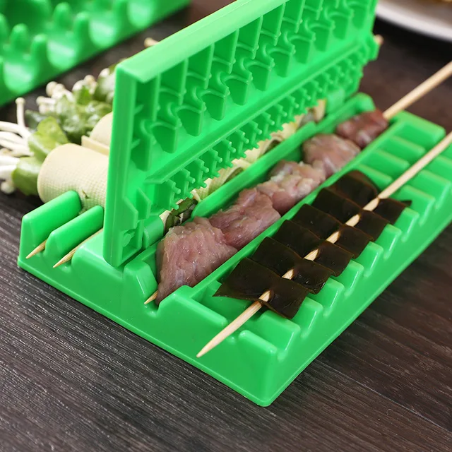 Többfunkciós Grillhúros Nyárs Kebab Artifaktus Viseljen Élelmiszer -Húst Húr Eszköz Sertéshúshoz Szükséges Bbq Szerszámok Kiegészítők - Image 3