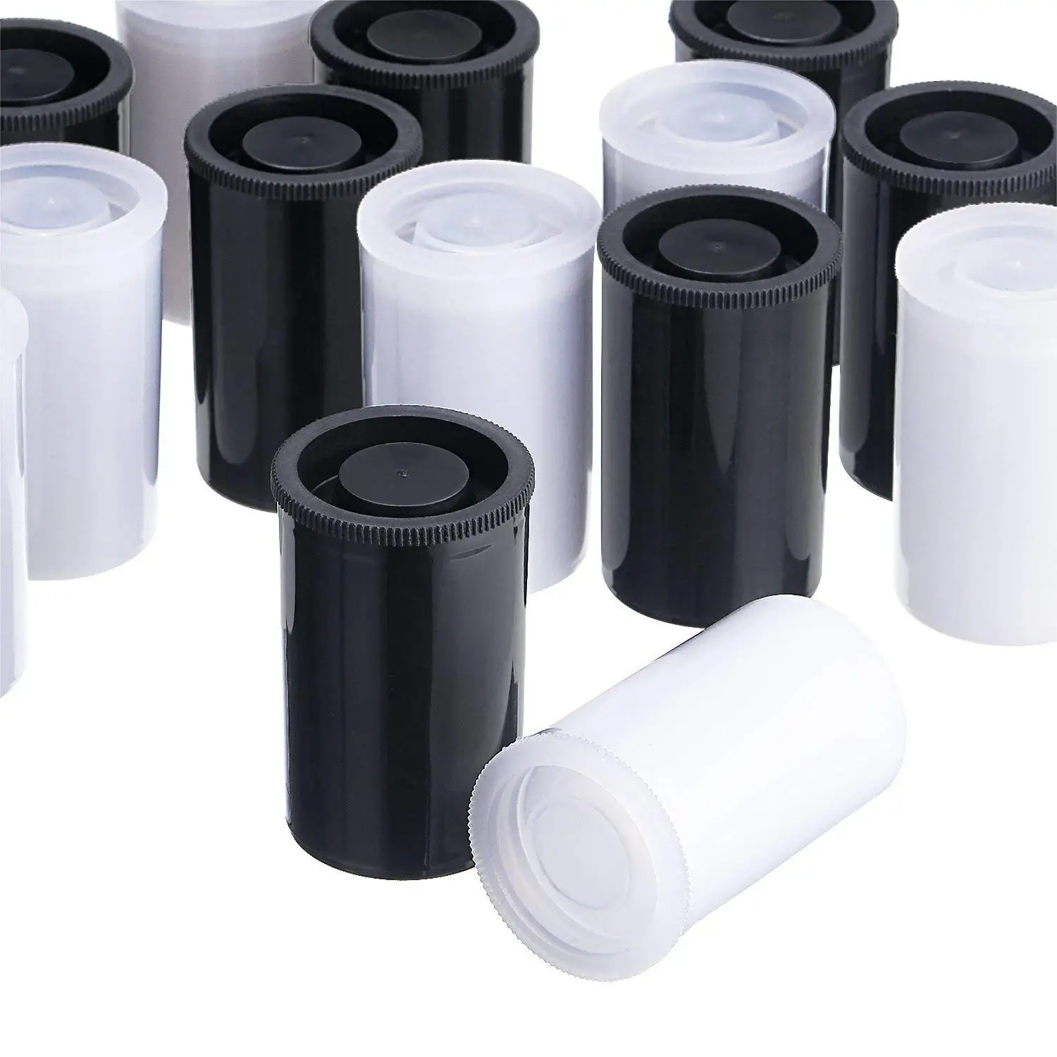 Storage box 5PCS X 33MM Plastic Empty Film Canister Camera Reel Container Storage Case Can Accessories Art Bead Coin Pill Fishing Bait