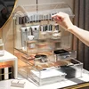 30x17.5x36cm Large Drawer Organizer Makeup Clear Acrylic Box With Perfume Cosmetic Display Capacity Lid Cosmet Storage Box 3