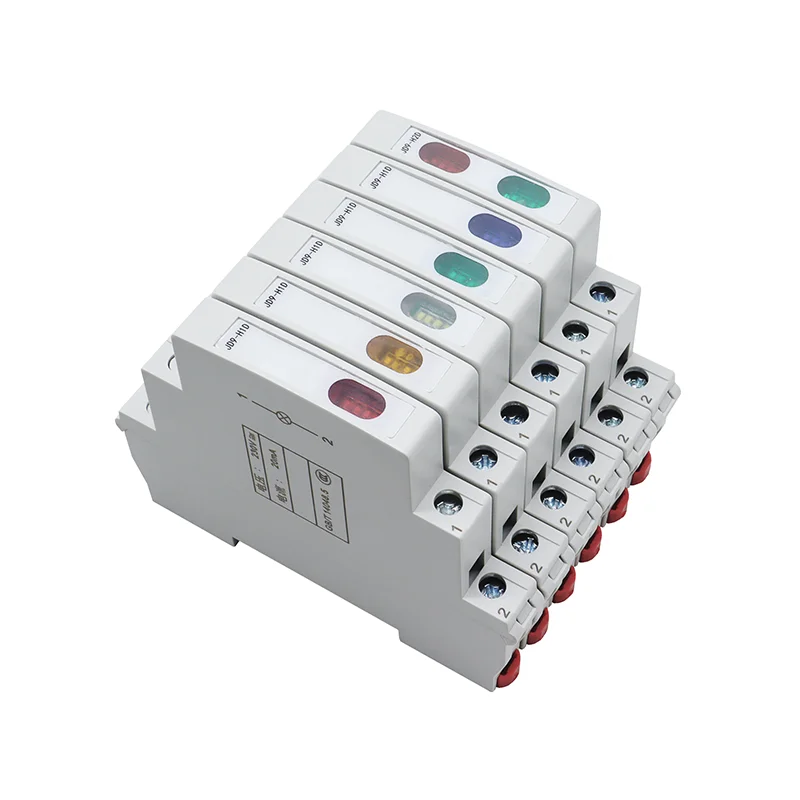 รูปสินค้า ไฟแสดงสถานะ Din Rail 230V 50/60Hz โคมไฟคู่