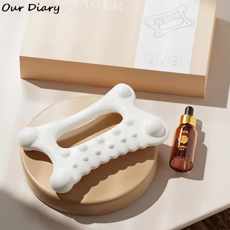 

Hot 1PC Facial Gua Sha Massage Board Resin Reduce Fat Static Free Portable Full Body Scraping Plate for Women Adults Pain Relief