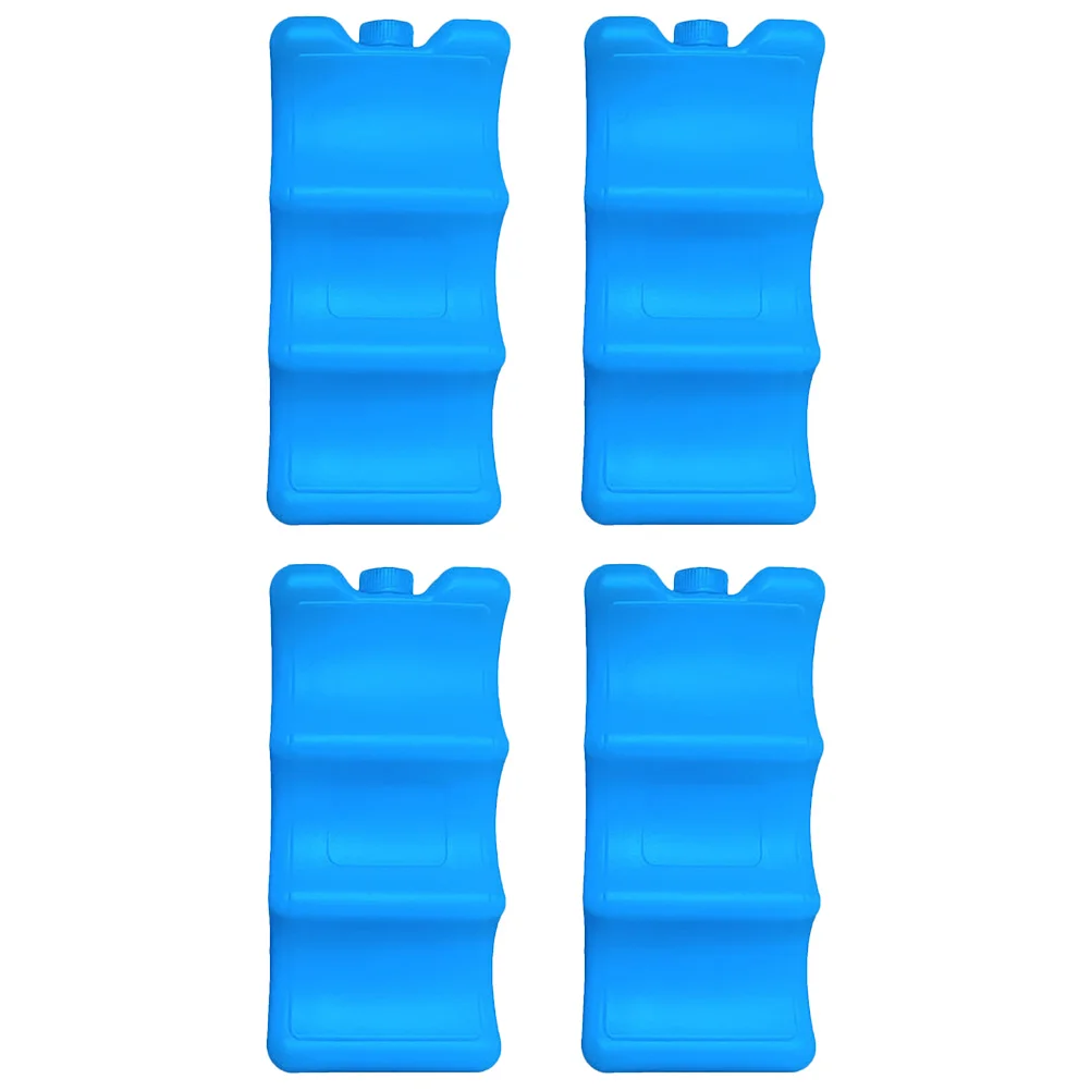 

4 Pcs Plastic Containers Breast Milk Storage Ice Packs Reusable Cream Brick Breastmilk Freezer Bags Cooler for Travel