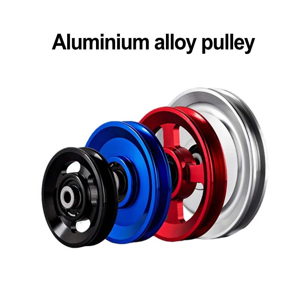 

Cable Pulley Wheel LAT Pull Down Wheel Pulley Hoists Roller Workout Pulley Wheel For Pulley Block 75-114MM Tool Accessories