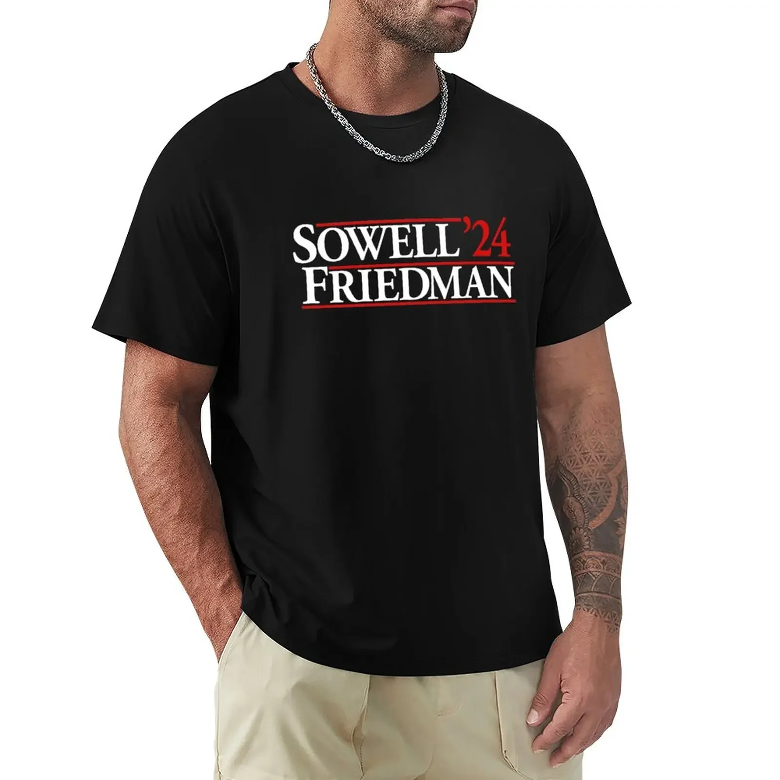 

Sowell Friedman 24 T-Shirt hippie clothes plus size tops t shirts men