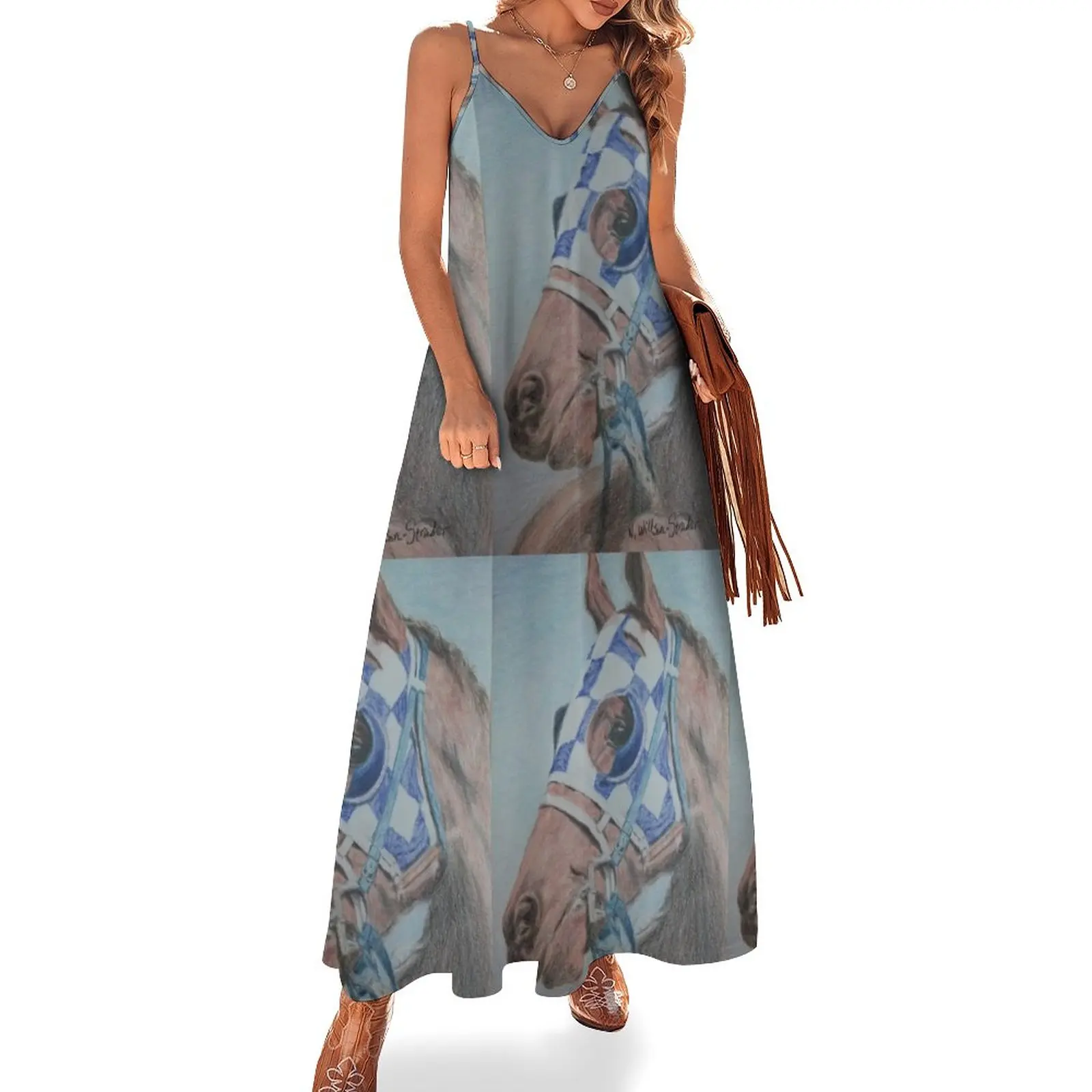 

Beautiful Secretariat Sleeveless Dress summer women's suit evening dress women luxury evening dresses 2024