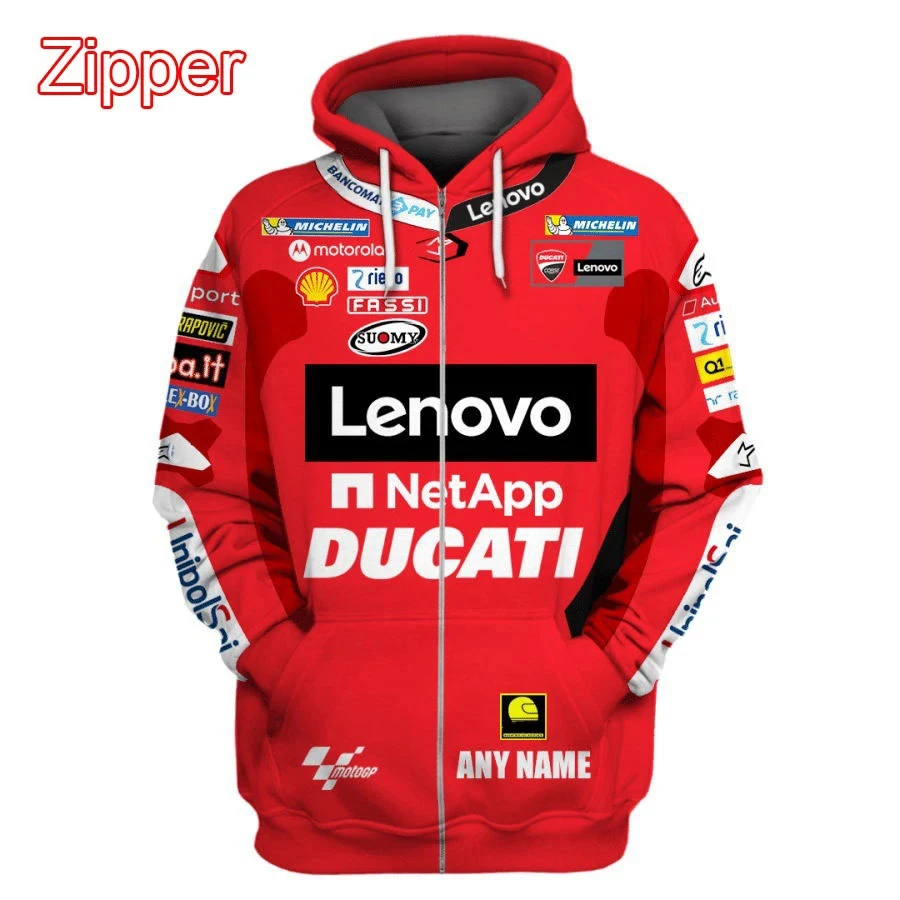 

Men's 3D printed zipper pullover and