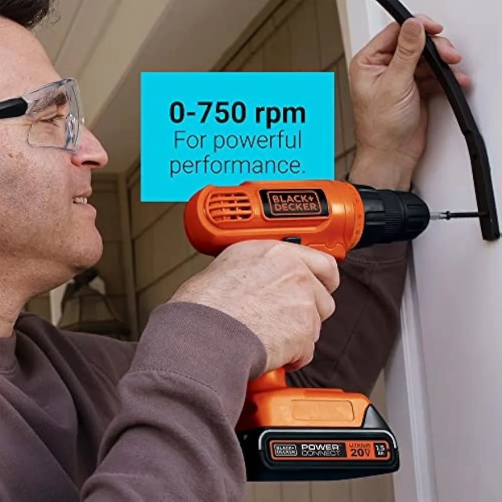 20V Max* Powerconnect Cordless Drill Kit + 100 Pc. Kit