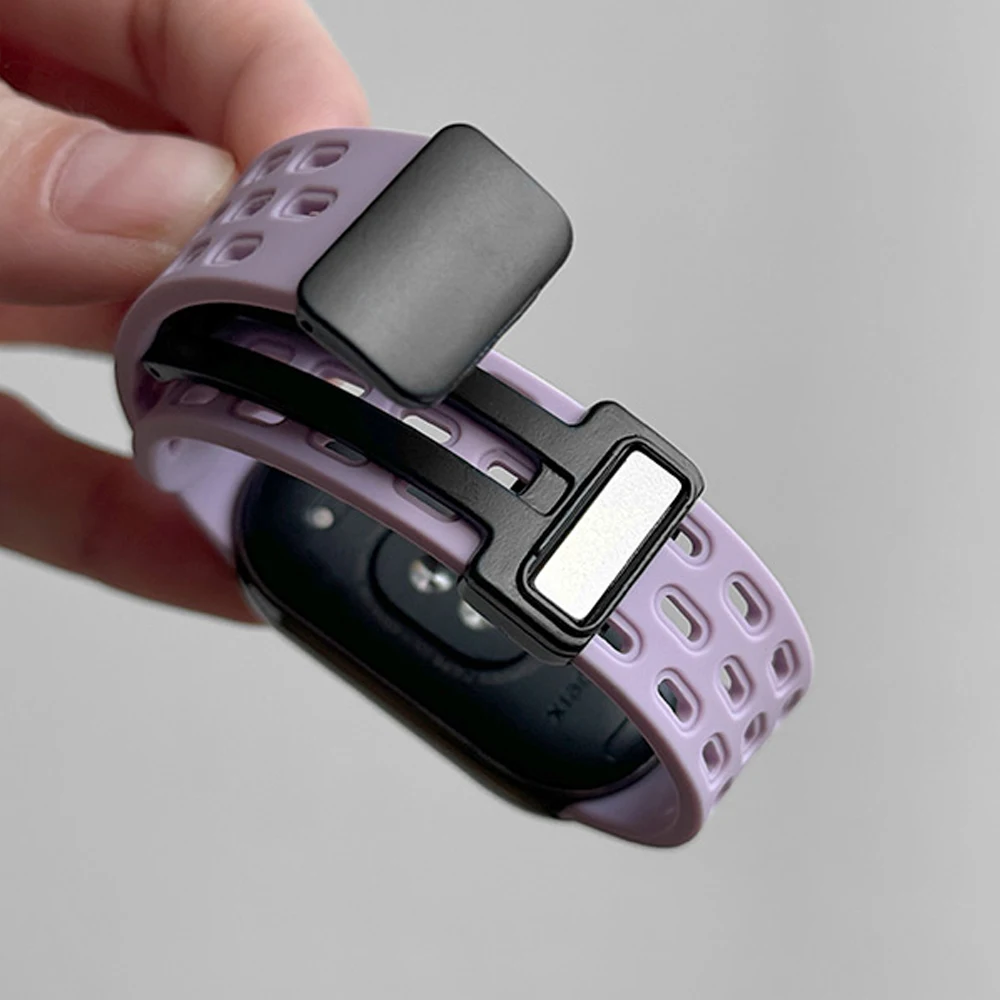 سوار رياضي من السيليكون للجنسين لساعة Xiaomi 9/8 س...