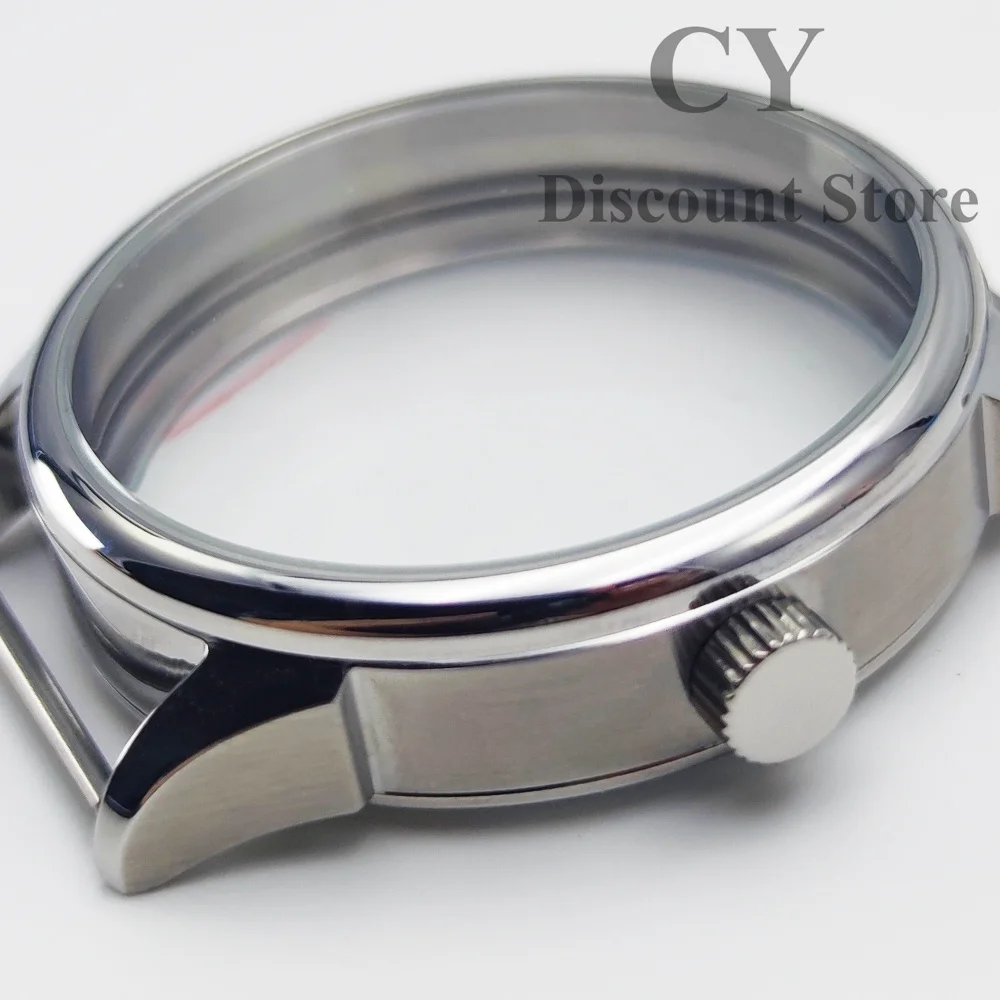 Silver Stainless Steel 42mm Watch Case