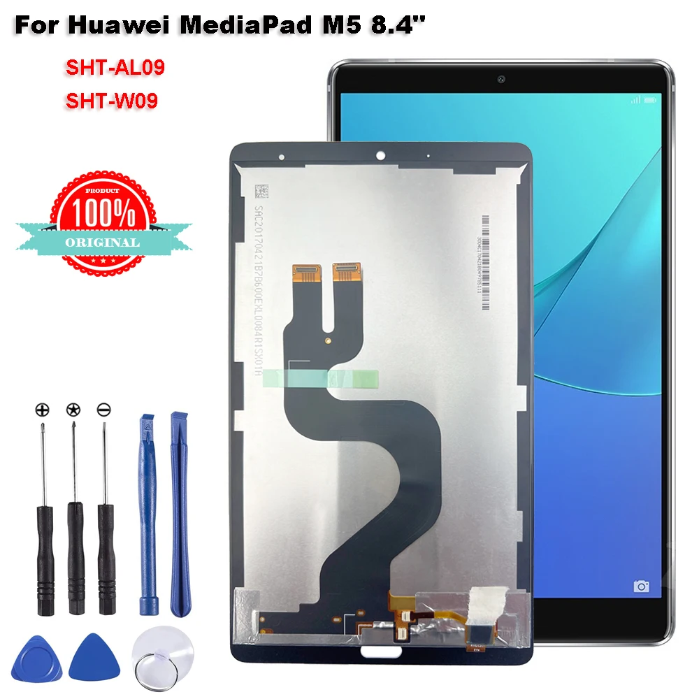 

New Original For Huawei MediaPad M5 8.4" SHT-AL09 SHT-W09 LCD Display Touch Screen Digitizer Glass Assembly Repair Parts