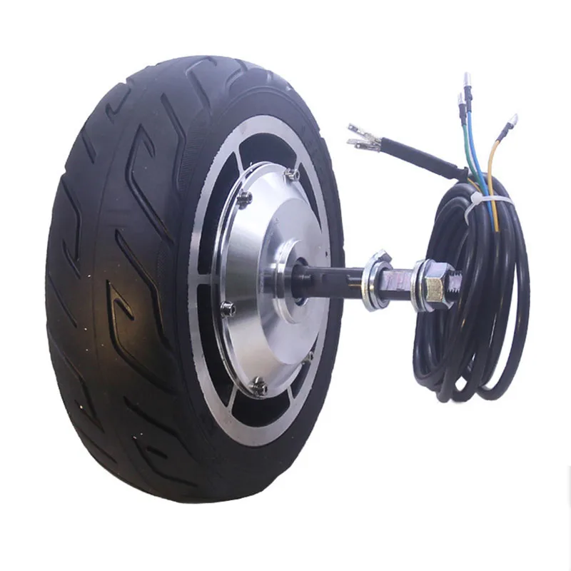 10inch 100rpm 24V/36V 250W 320W Mono Shaft Geared Brushless Hub Motor Wheel With Dual Drive Wireless Bluetooth Remote Controller