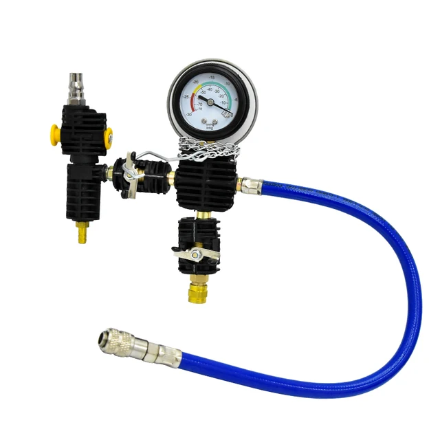 CXPRO 28-Piece Universal Radiator Pressure Tester & Vacuum Coolant Refill Kit - Automotive Cooling System Tool