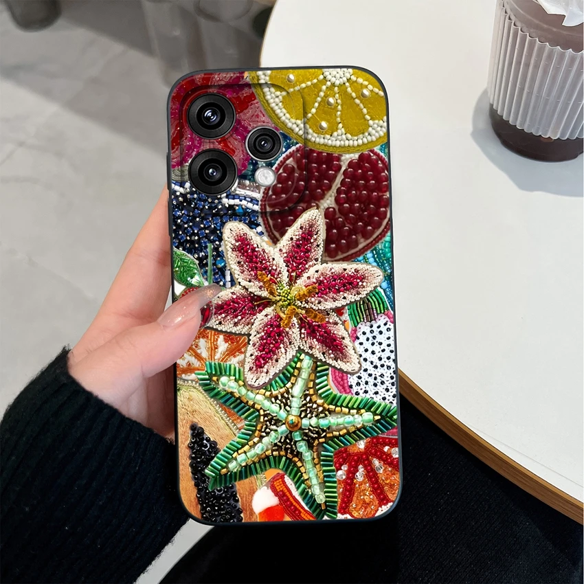 Elegant Floral Soft Silicone Lightweight Case