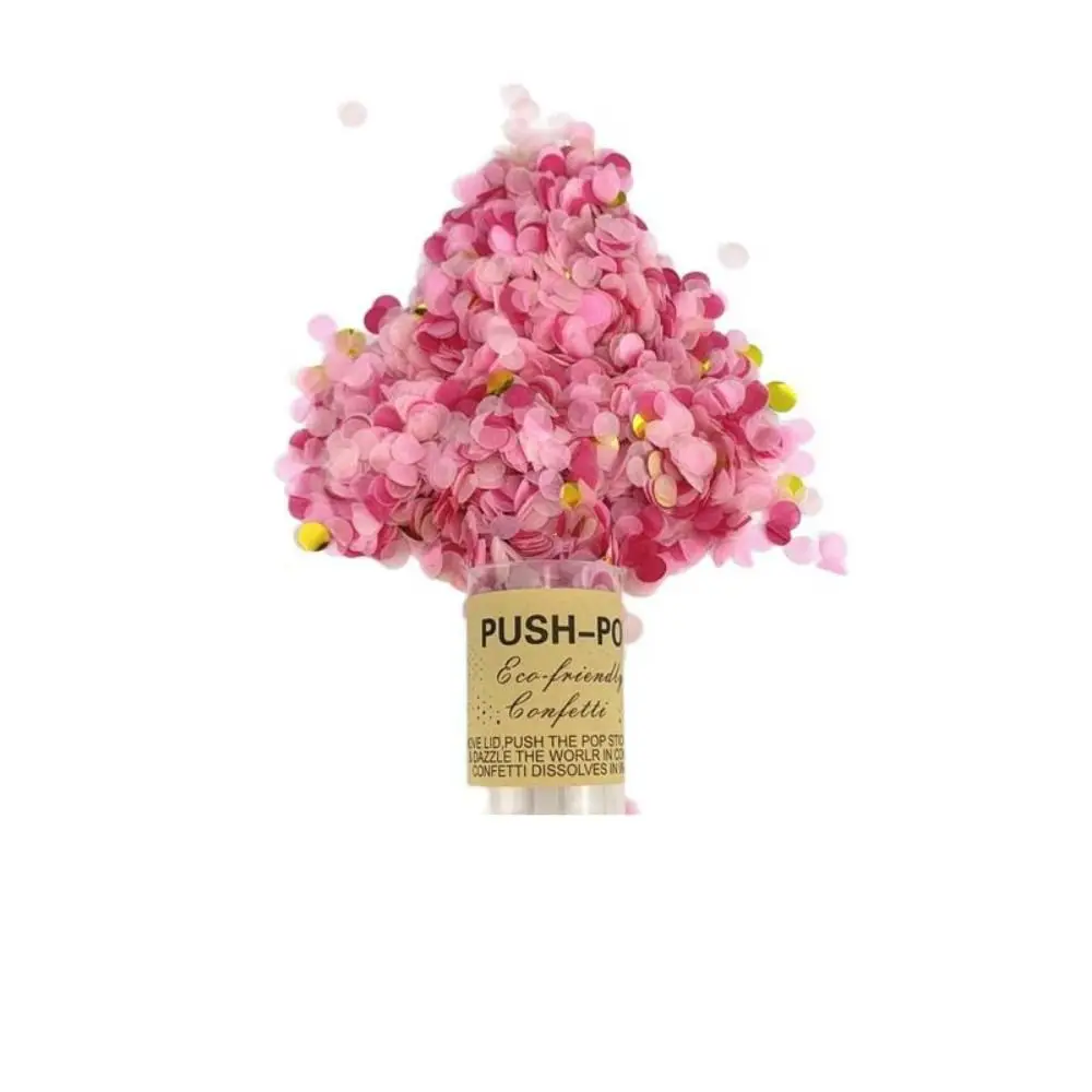 Vibrant Celebration Confetti Push Popper