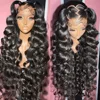 Mossily 250 Density Loose Wave 13x6 HD Lace Front Human Hair Wigs Brazilian Deep Wave Curly Lace Frontal Wig Preplucked 40 Inch 1