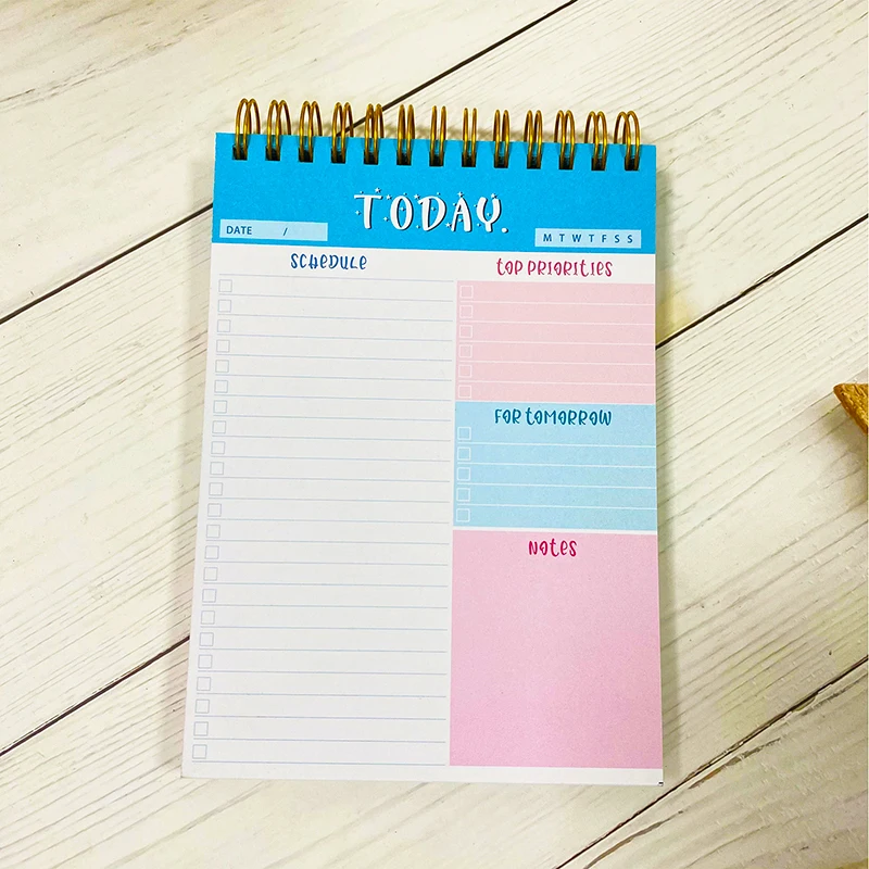 

50 Sheets Memo Pads Kawaii Time Schedule Organizer Large Daily Planner To Do List Korean Stationery Journal Agenda Notepads