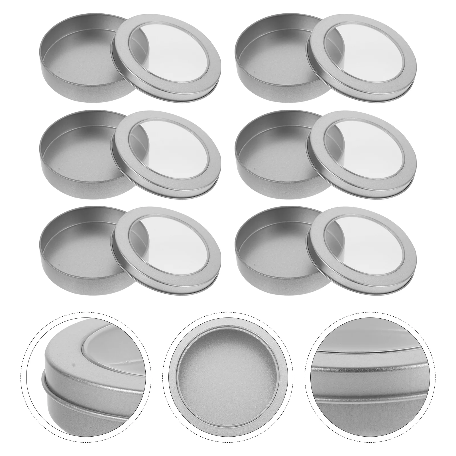 

10 Pcs Candy Picking Game Tin Box Biscuit Boxes Iron Holders The Christmas Packing Portable Jar