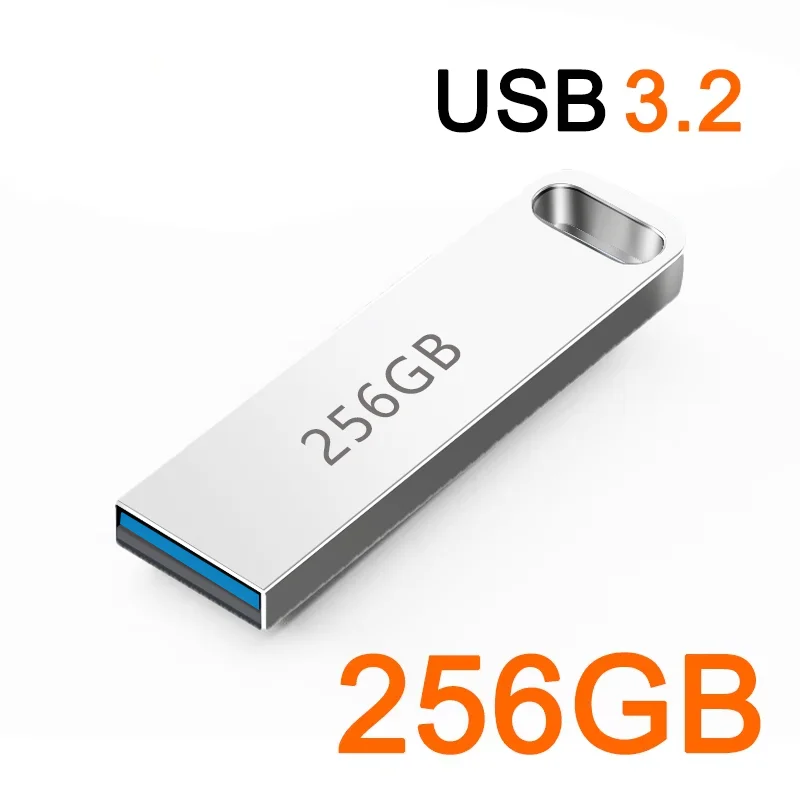 Ultra-Speed Waterproof Metal Flash Drive - High-Capacity Portable USB Storage