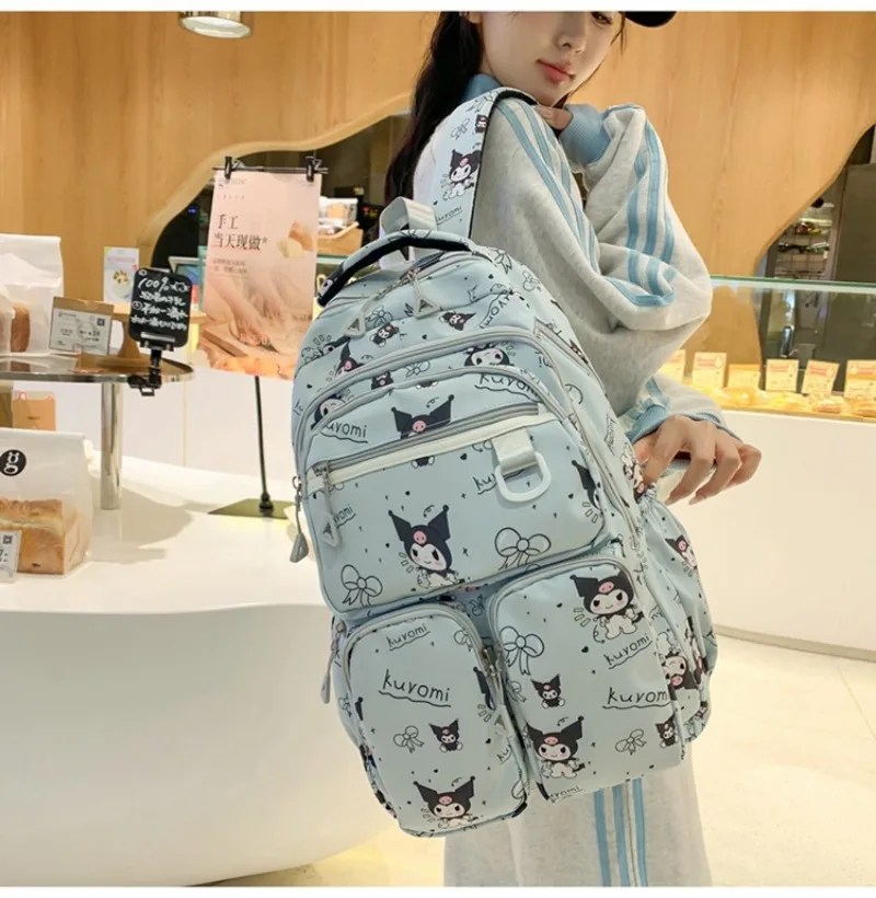 Kawaii Anime Kuromi Large Backpack