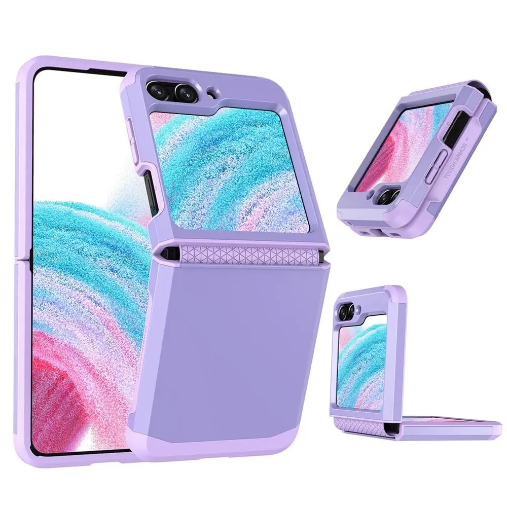 Z flip 3/4/5 fall für samsung galaxy z flip4 z flip3 scharniers chutz panzerung stoßfest schützende handy hülle abdeckung z flip – Detail 11