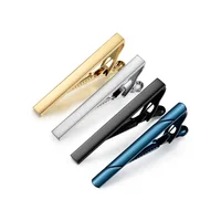 Tie Clip For Men Business Party Minimalist Tie Clips And Cufflinks To Man Shirt Gift Box Jewelry Men's Cuff Man Fashion Lawyer