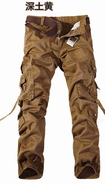 Men's multi-pocket wash overalls Men's baggy cotton pants Men's overalls men's pants cargo pants streetwear Cargo Pants