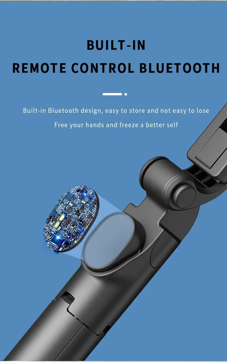 Bluetooth Selfie Stick Xt02p Horizontal and Vertical Shooting Mobile Phone Integrated Live Broadcast Bracket Selfie Stick