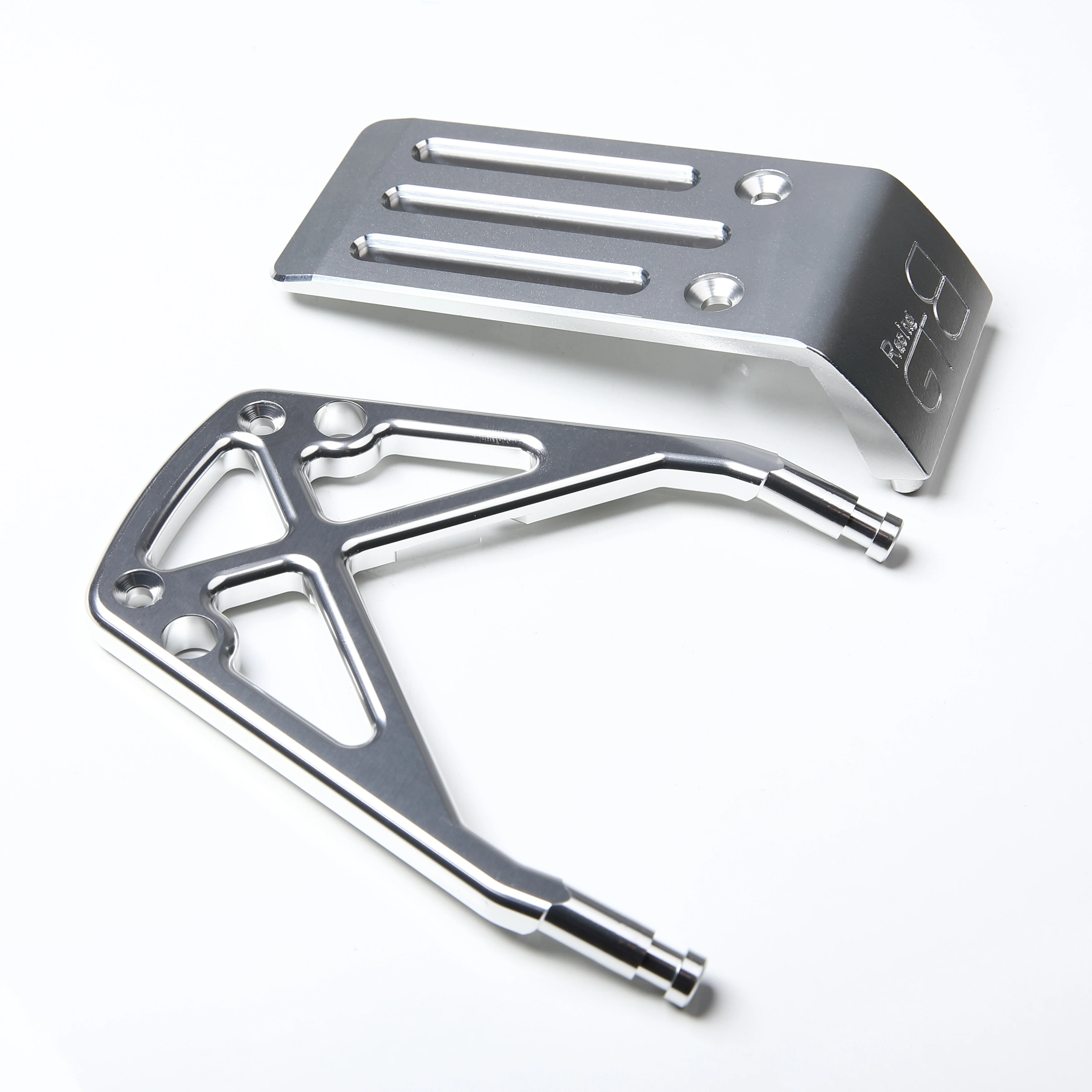 Protège-Carter Avant Aluminium Argenté HPI Baja 5B / Rovan - Échelle 1/5 - Neuf