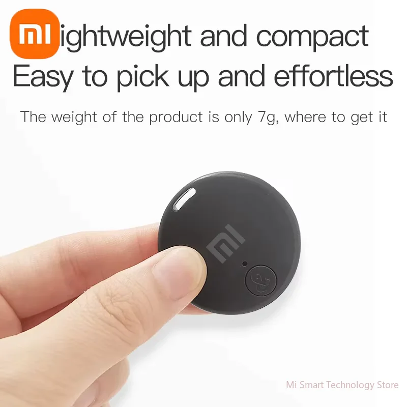 Xiaomi Portable Mini GPS Bluetooth Anti Lost Tracker for Old Men Kid Pet Bluetooth 5.0 Mobile Key Round Tracking Smart Locator anti lose tracker smart bluetooth locator