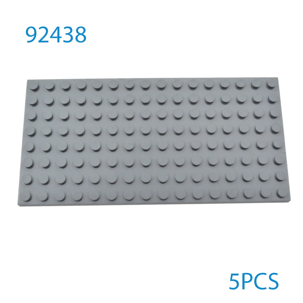 5개 DIY 베이스 얇은 판 8x16 92438 도트 MOC 빌딩 블록 브릭 호환 창의적 교육용 어린이 장난감 크리스마스 선물
