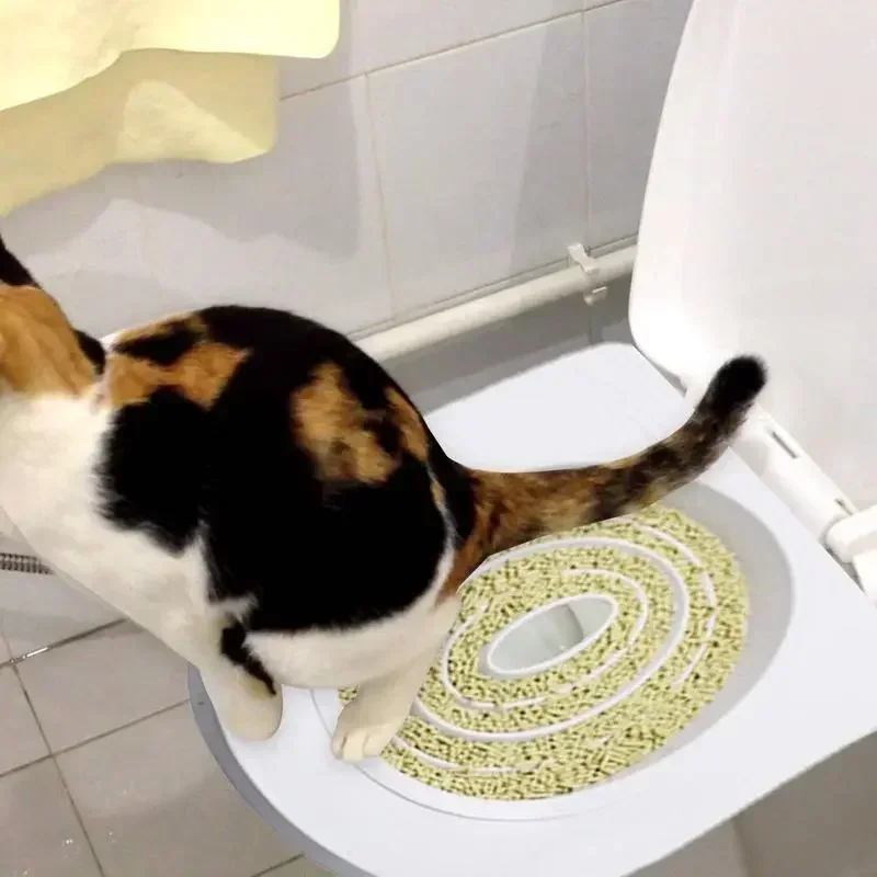 Kitten Reusable Pet Litter Trainer Potty Cats Supplies Tray Indoor Professional Kit Puppy Toilet Cat System Training