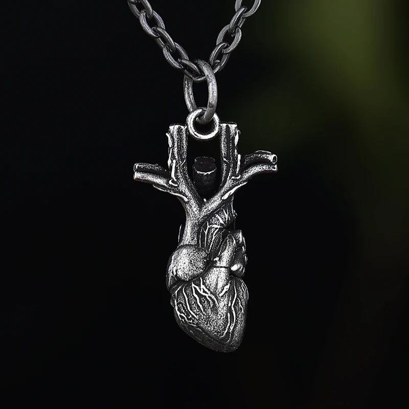 Disposizione Rossa a Forma Di Cuore Anatomico Su Sfondo Blu. Aie Generativa Illustrazione di