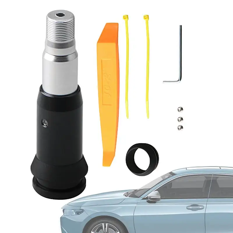 

Gear Shift Converter Creative M12 Car Gear Shifter Adapter Multifunctional Aluminum Alloy Shift Knob Adapter Non-Threaded