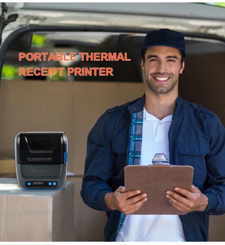 small photo printer Newest Type-C Mini Thermal Printer POS Bluetooth Receipt Bill Label printer Impresora Portátil 80mm Portable Sticker Printer best portable photo printer