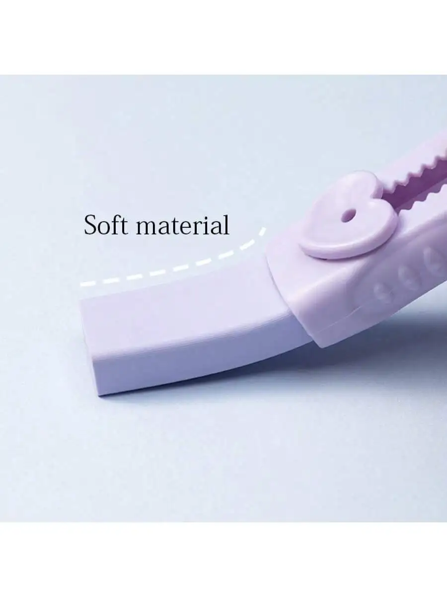 사랑스러운 마카롱 색상의 하트 모양 지우개 내구성 있는 ABS 소재 당기고 밀어내는 디자인 사무실 및 학교용