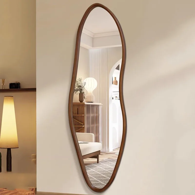 

Asymmetric Wall Decorative Mirrors Girls Aesthetic Hallway Luxury Mirror Full Body Large Dekoracyjne Lustra Home Decoration