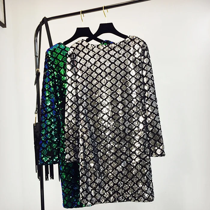 

Женский комбинезон с длинным рукавом, серебристые блестки, боди для ночного клуба, вечерние костюмы, одежда для торжеств, DJ Singer, сценические костюмы для выступления
