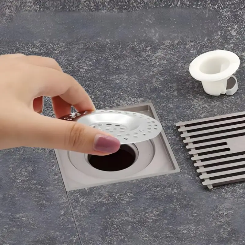 2pcs 스테인레스 스틸 싱크 스트레이너 플러그, 가정용 욕실, 가정 필수품, 욕실 도구용 다기능 배수구 커버 필터