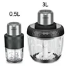 Houselin Food Processor, Electric Food Chopper with 2 Bowls, Meat Grinder for Fruits, Meat, Vegetables, Baby Food, Nuts 6