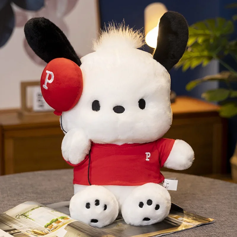 

Genuine Sanrio Pochacco Plush Doll Toy Cartoon Anime Cute Rabbit Balloons Style Pacha Dog Doll Plush Toys Girl Funny Gifts Toys