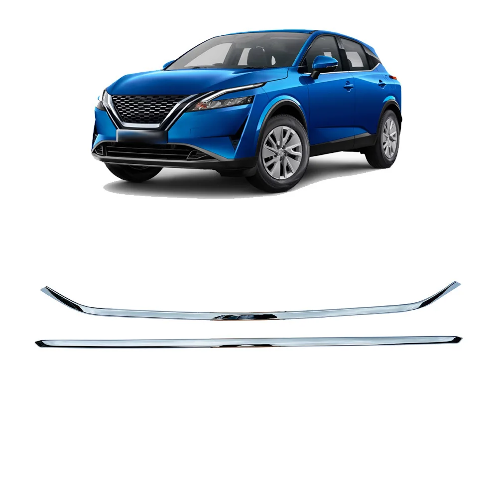 Accessories For Nissan Qashqai J12 2022 2023 Abs Chrome External Front Rear Bumper Cover Trims Decoration Car Styling - Chromium Styling - AliExpress