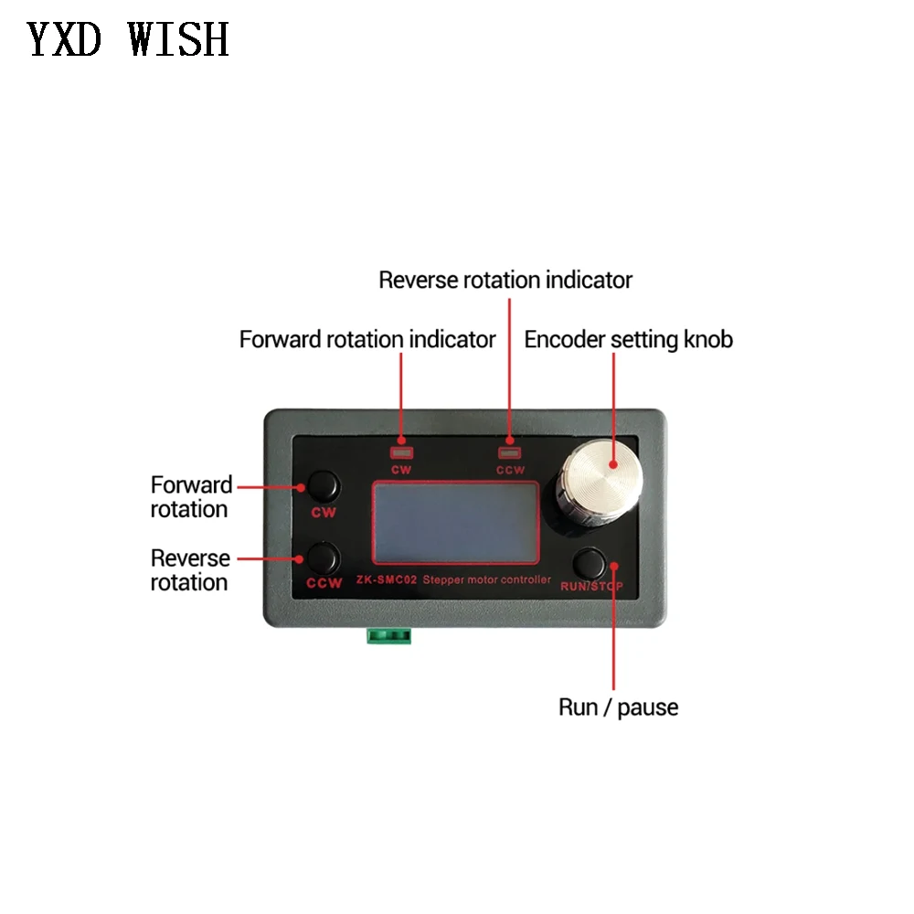 DC 5-30V 4A Stepper Motor Driver Controller Integrated Board Forward Reverse Pulse Speed Angle Control Module Plc Serial Communication For Nema 17 23 Motor