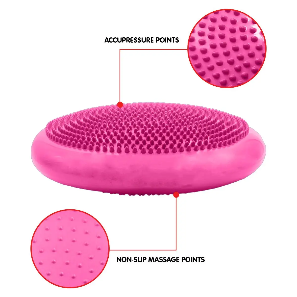 Yoga Stability Disc Home Gym & Wellness Mat Set for Pilates Balance