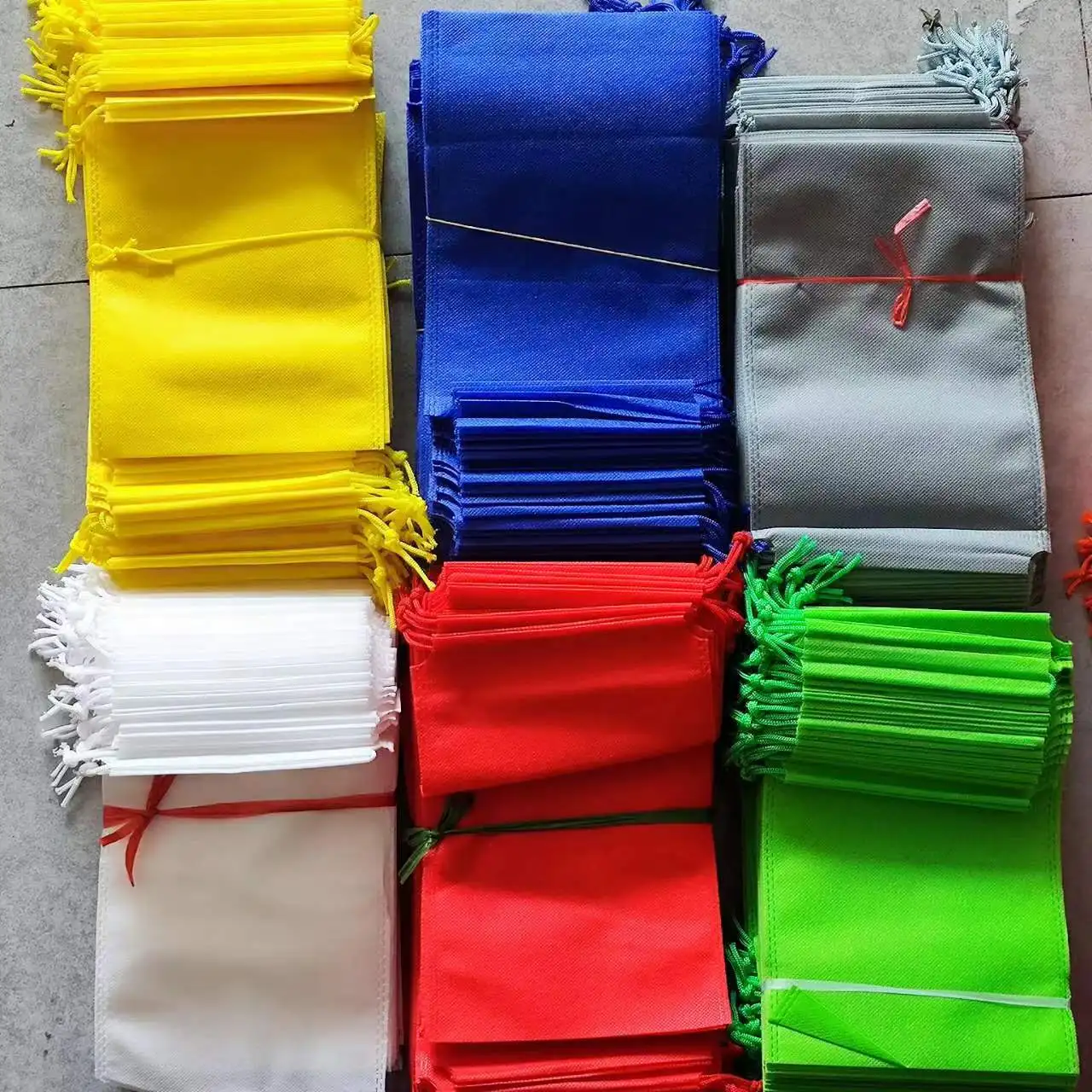 50Pcs Multifunctional Non Woven Fabric Travel Shoes Storage Bags Drawstring Bags Toy Building Block dustproof Storage Bag 3