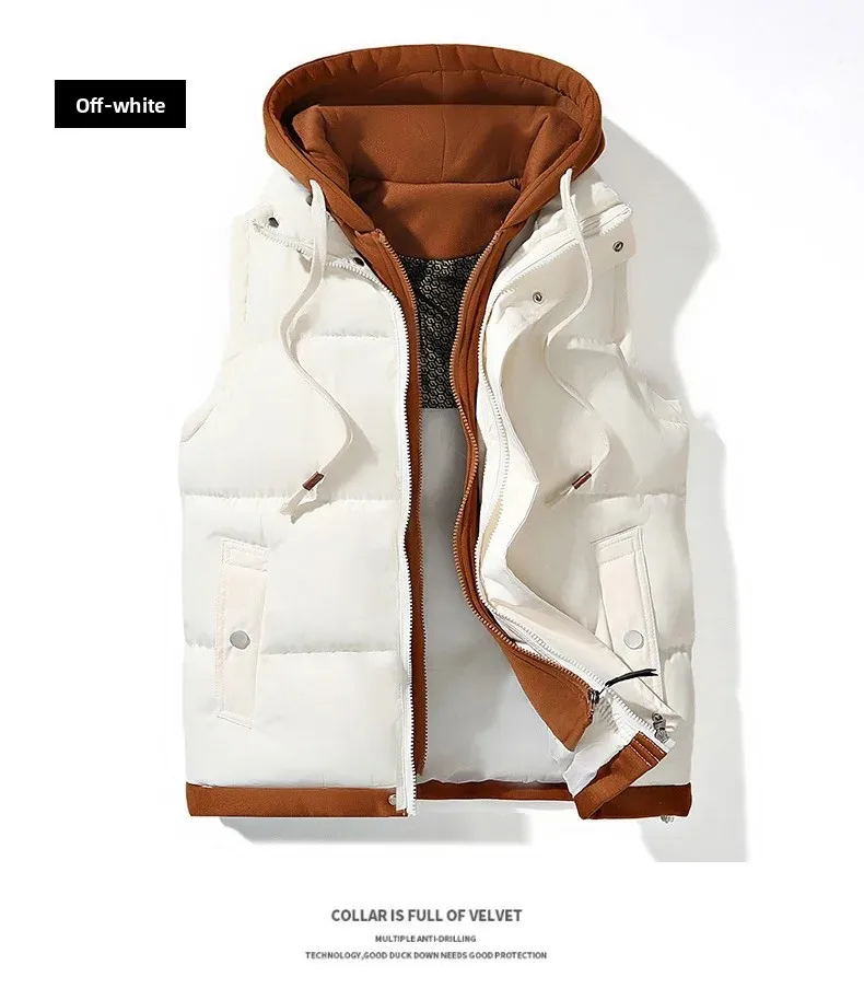 Unisex Loose Casual Cotton Vest