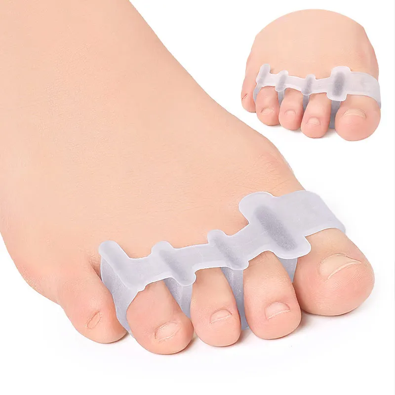 2pcs = 1pair Hallux Valgus Bunions Hammer Protector Finger Toe Separator Foot Care Straightener Corrector Bursitis Thumb Pedicure toe separators toe spreader toe corrector finger toe separator toe protectors