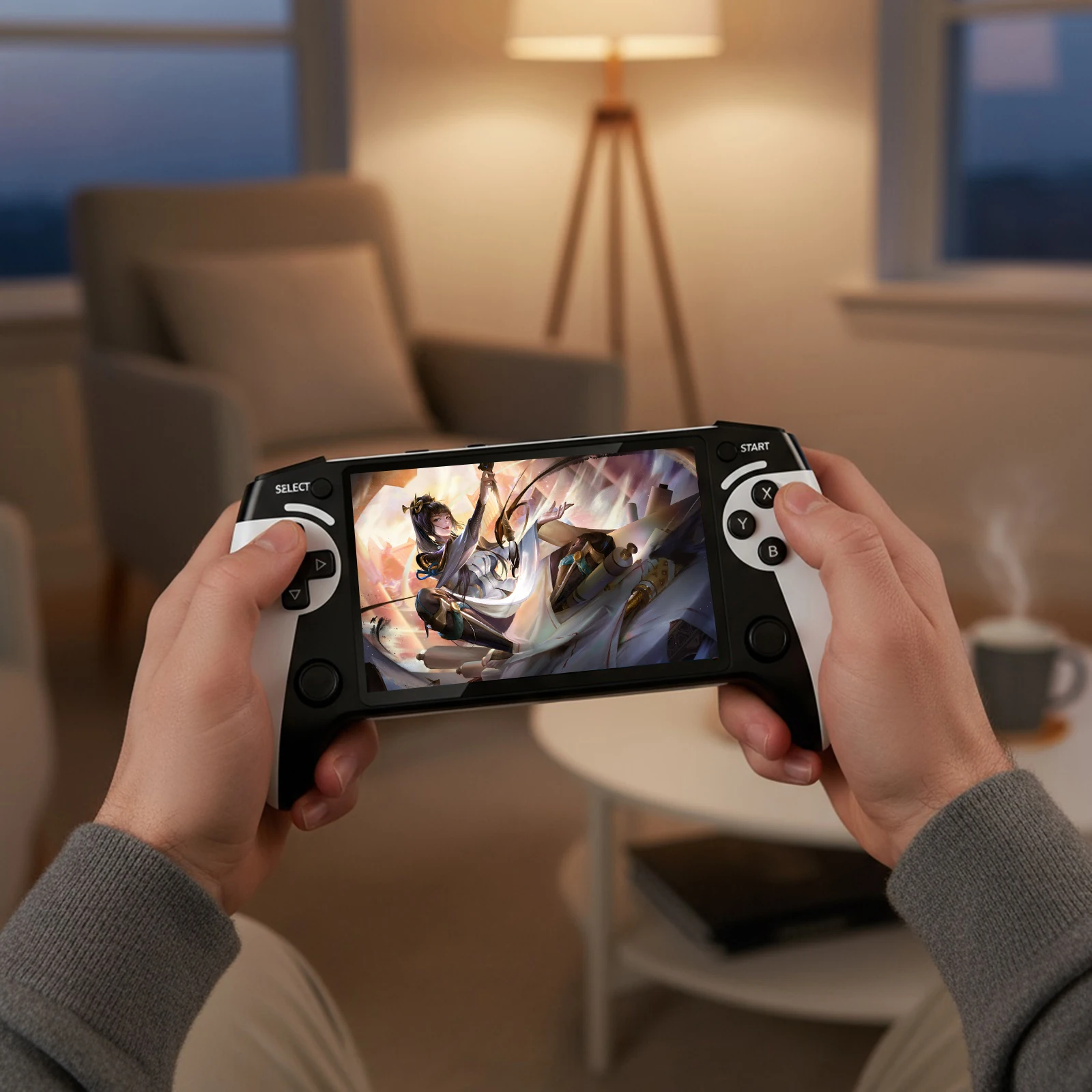 Handheld Game Console 5.5 Inch Screen Retro Gaming Console with 20000+ Games Retro Handheld Video Game Console for Kids Adults - 3