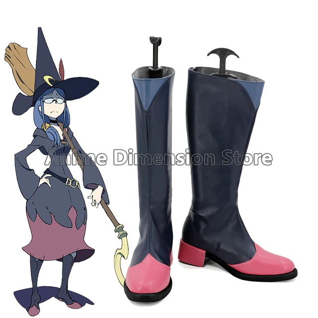 Anime Little Witch Academia Cosplay Trajes para Mulheres, Academia Rotte,  Uniforme Yanson, Perucas, Chapéu, Sapatos, Botas para Meninas, Dia das  Bruxas - AliExpress