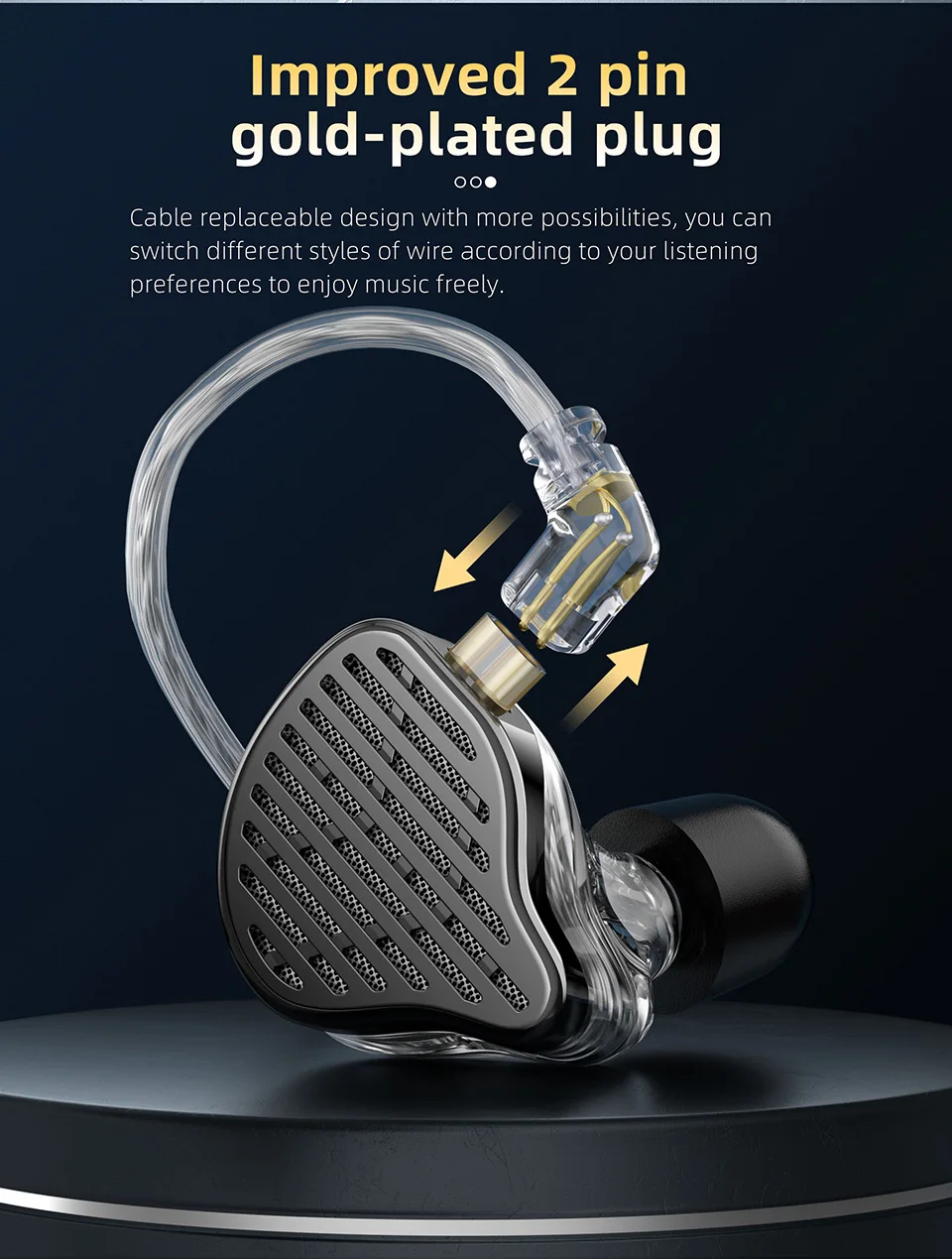 KZ X HBB PR2 Real Planar Magnetic Driver In-Ear Monitor description image 9
